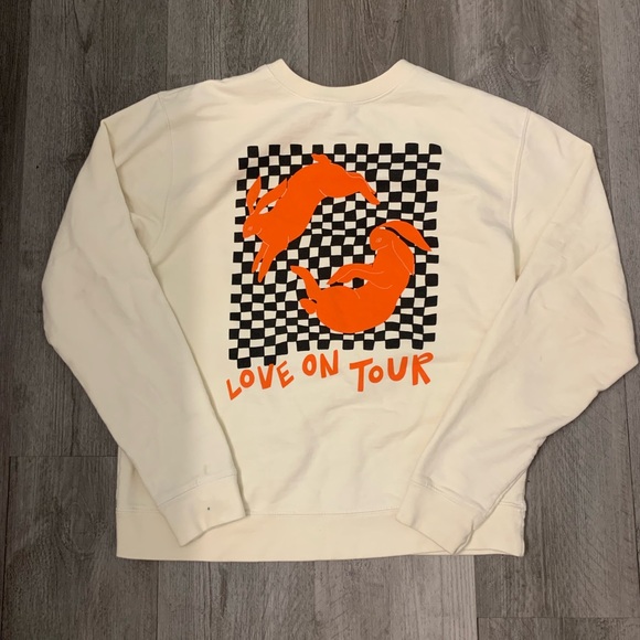 Harry Styles Love on Tour White Sweatshirt - Picture 1 of 5